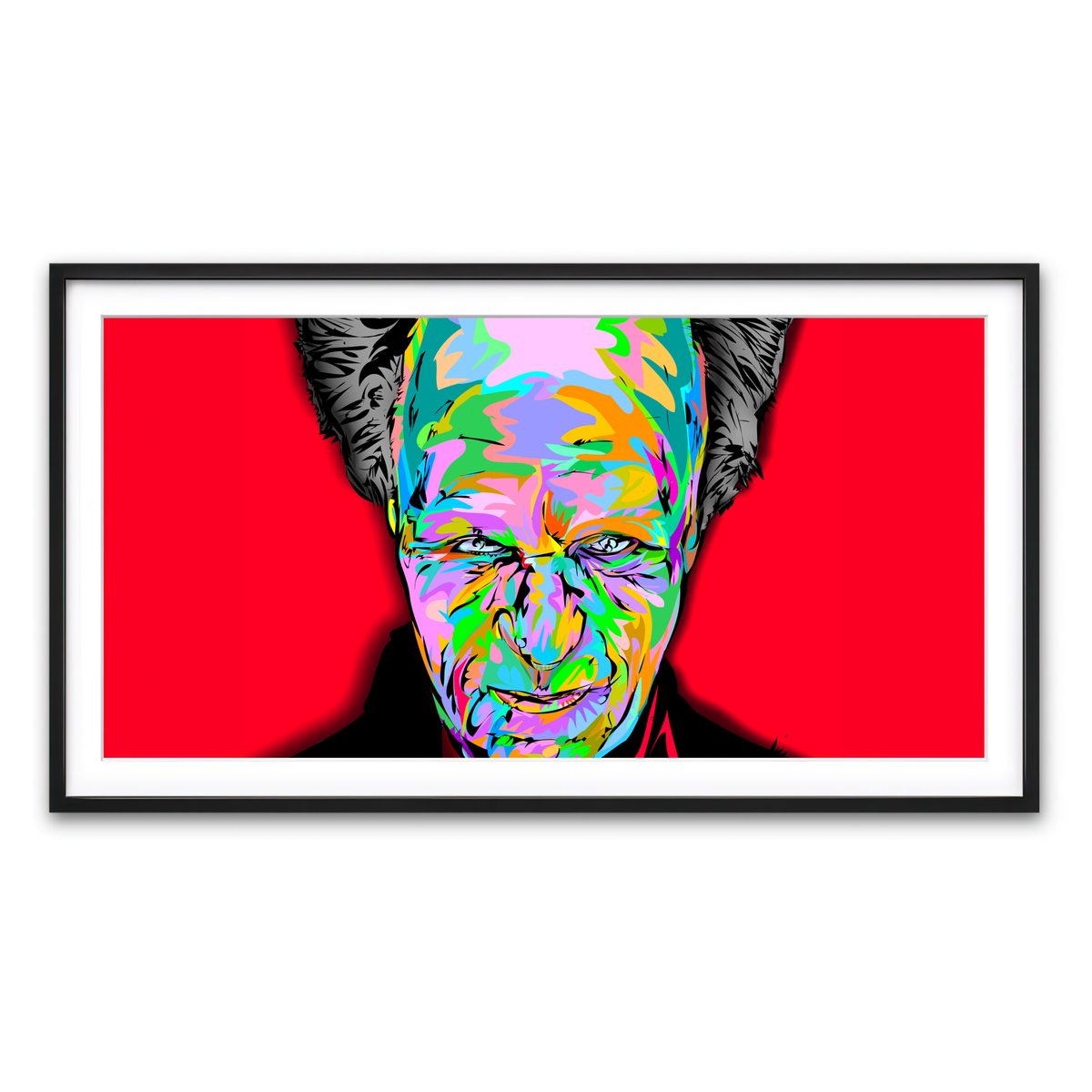 Framed Print 2x1 Black