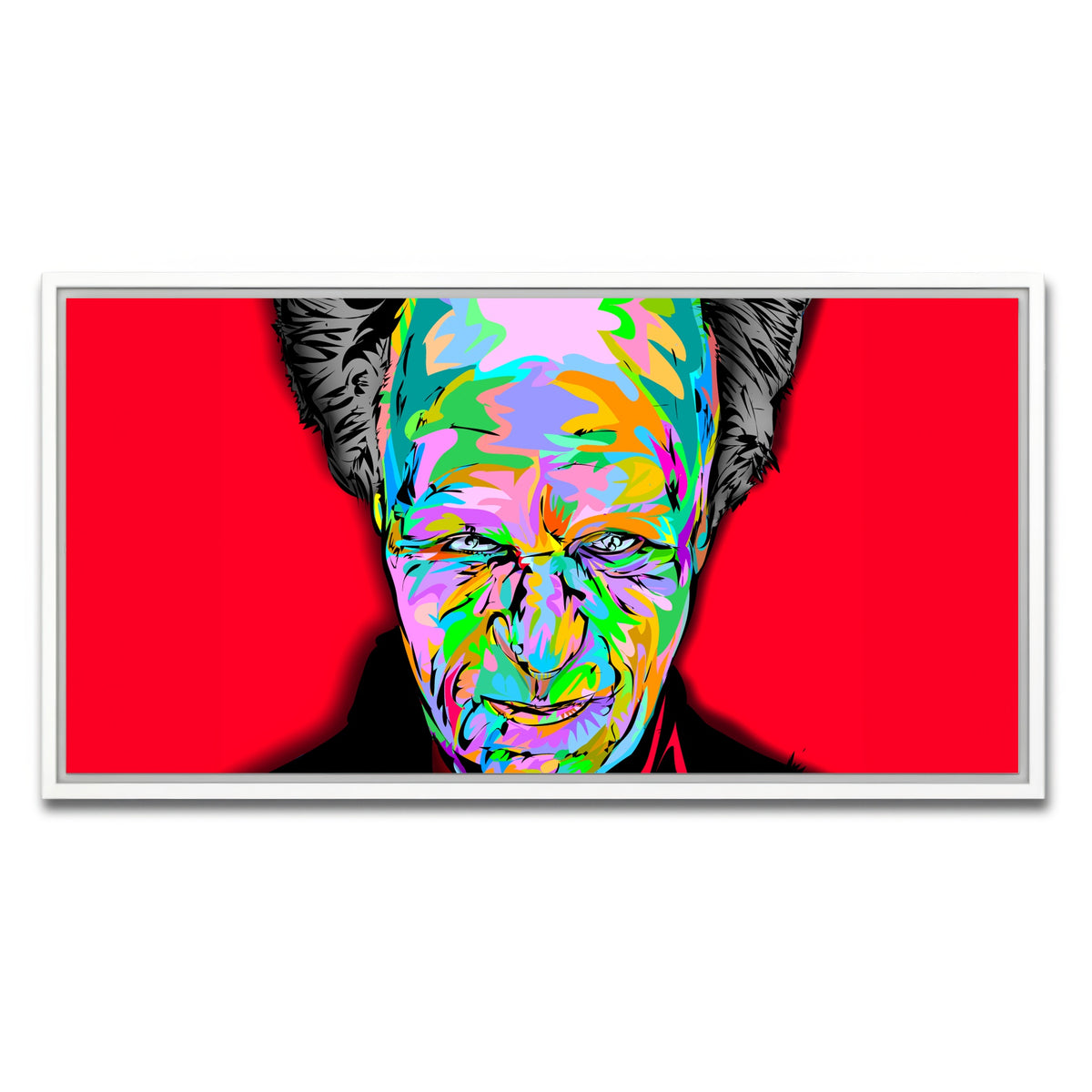 AUTO-MOCKUP WHITE | Dracula head | 1 Piece | White Framed Canvas | group=2x1