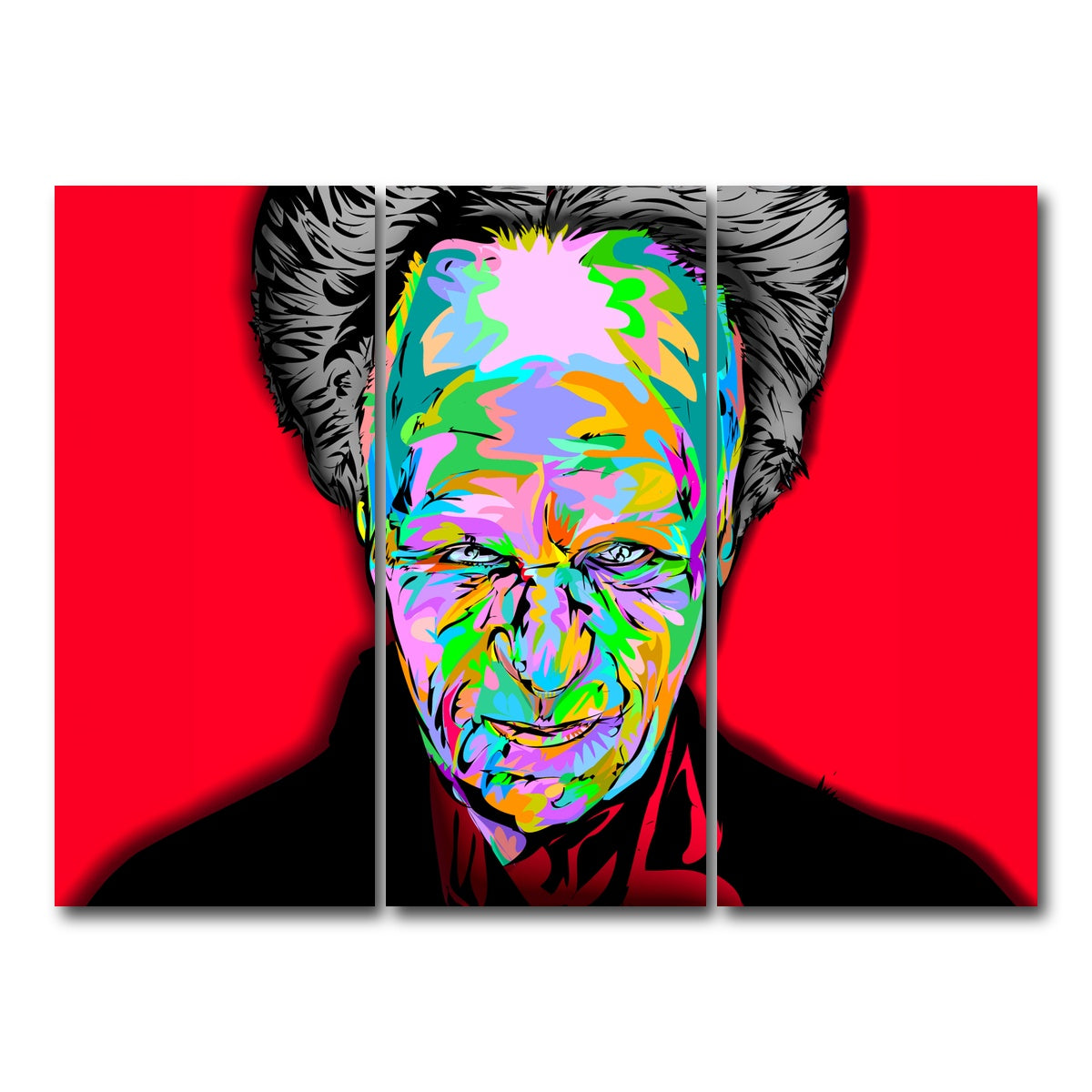 AUTO-MOCKUP WHITE | Dracula head | 3 Piece | Gallery Wrap Canvas | group=8x18