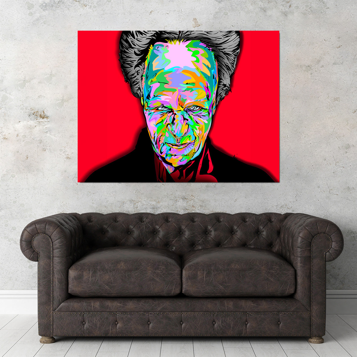 Dracula Head Wall Art