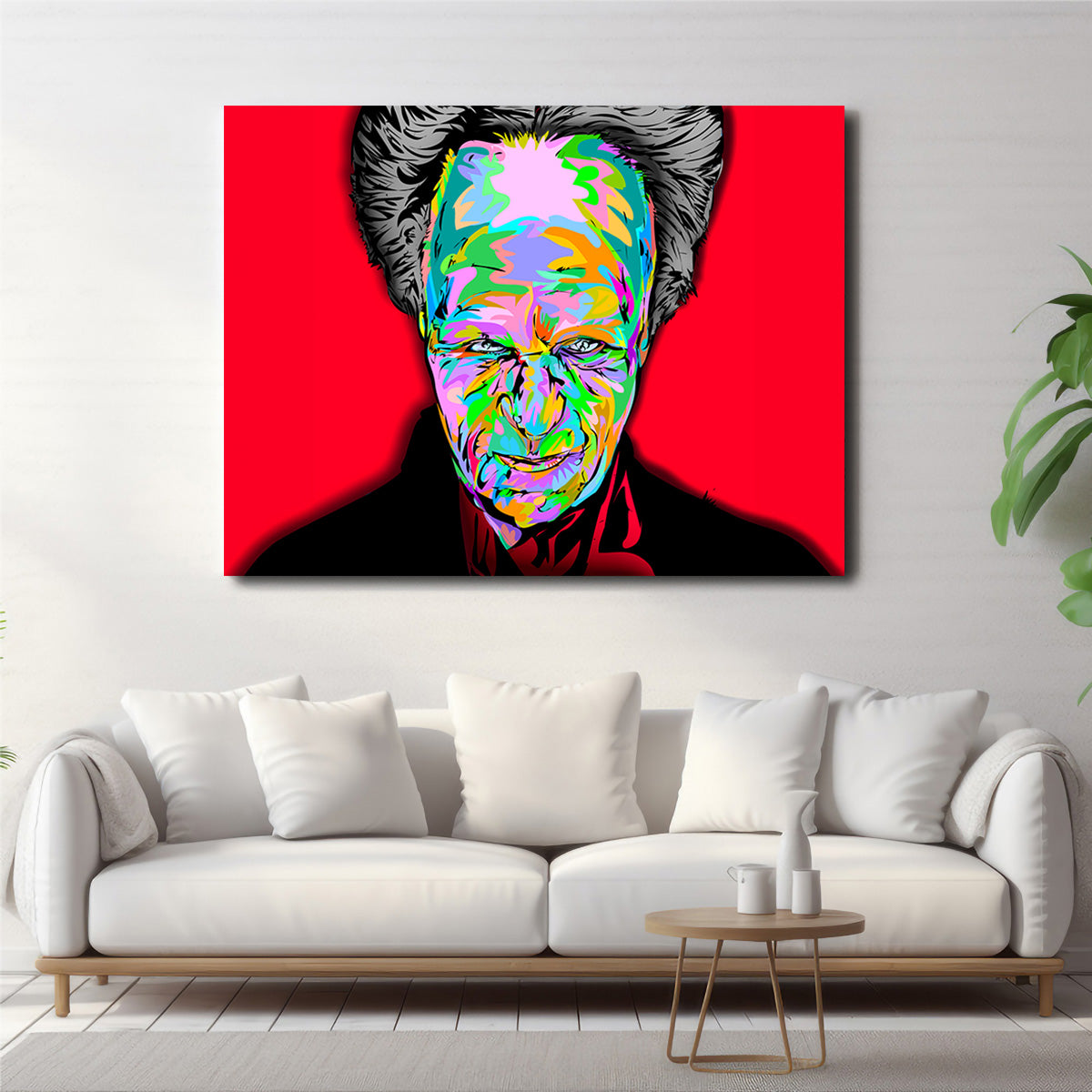Dracula Head Wall Art