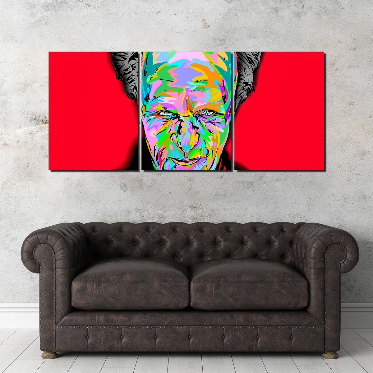 Dracula Head Wall Art