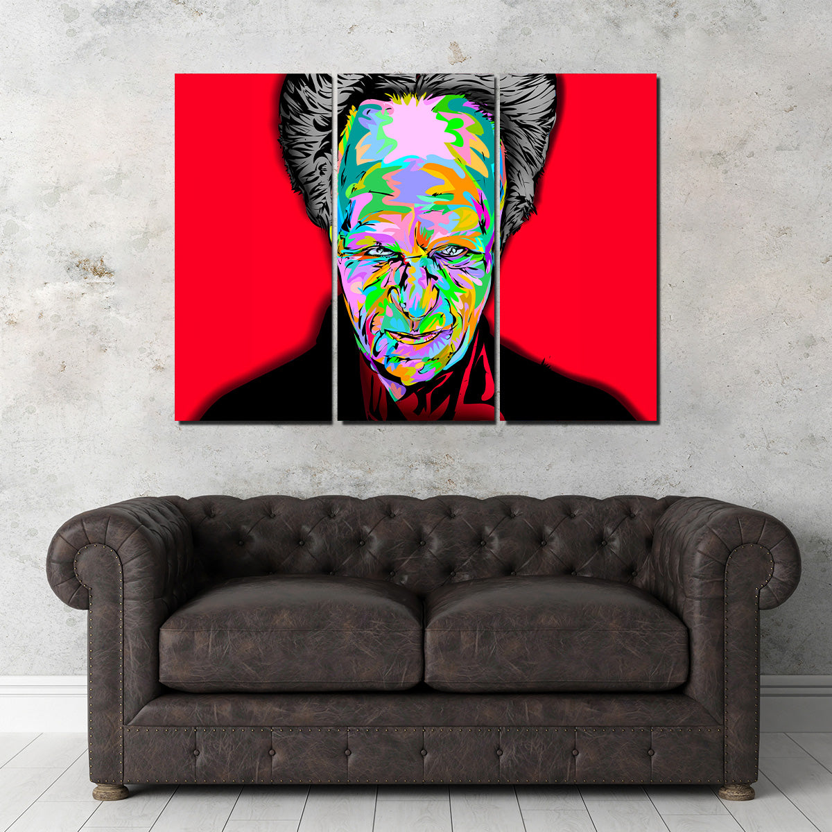 Dracula Head Wall Art