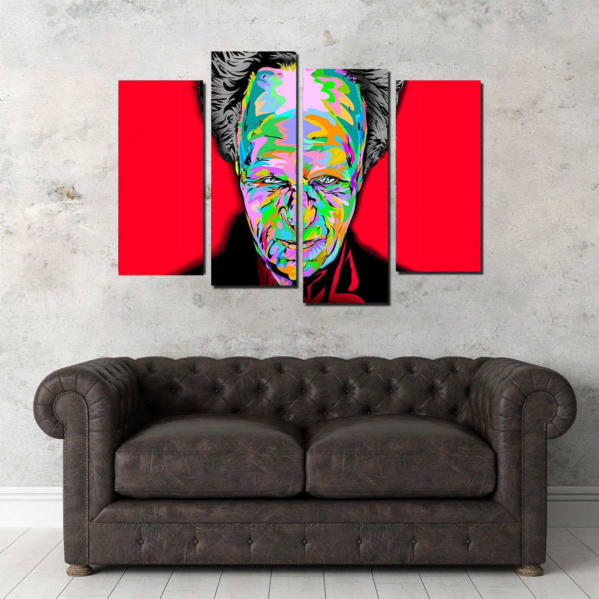 Dracula Head Wall Art