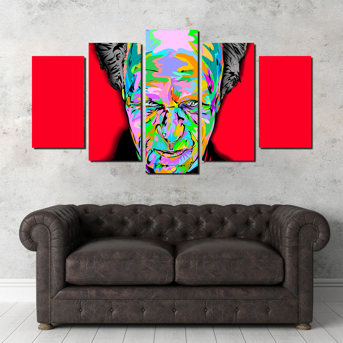 Dracula Head Wall Art