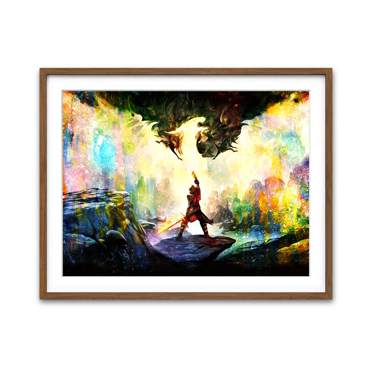 Framed Print 4x3 Walnut