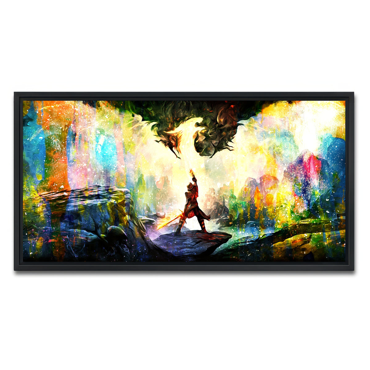 AUTO-MOCKUP WHITE | Dragon Age | 1 Piece | Black Framed Canvas | group=2x1