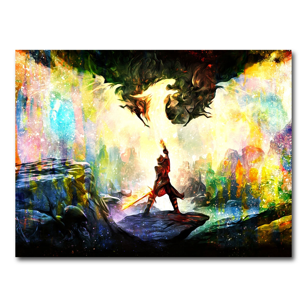 AUTO-MOCKUP WHITE | Dragon Age | 1 Piece | Gallery Wrap Canvas | group=4x3