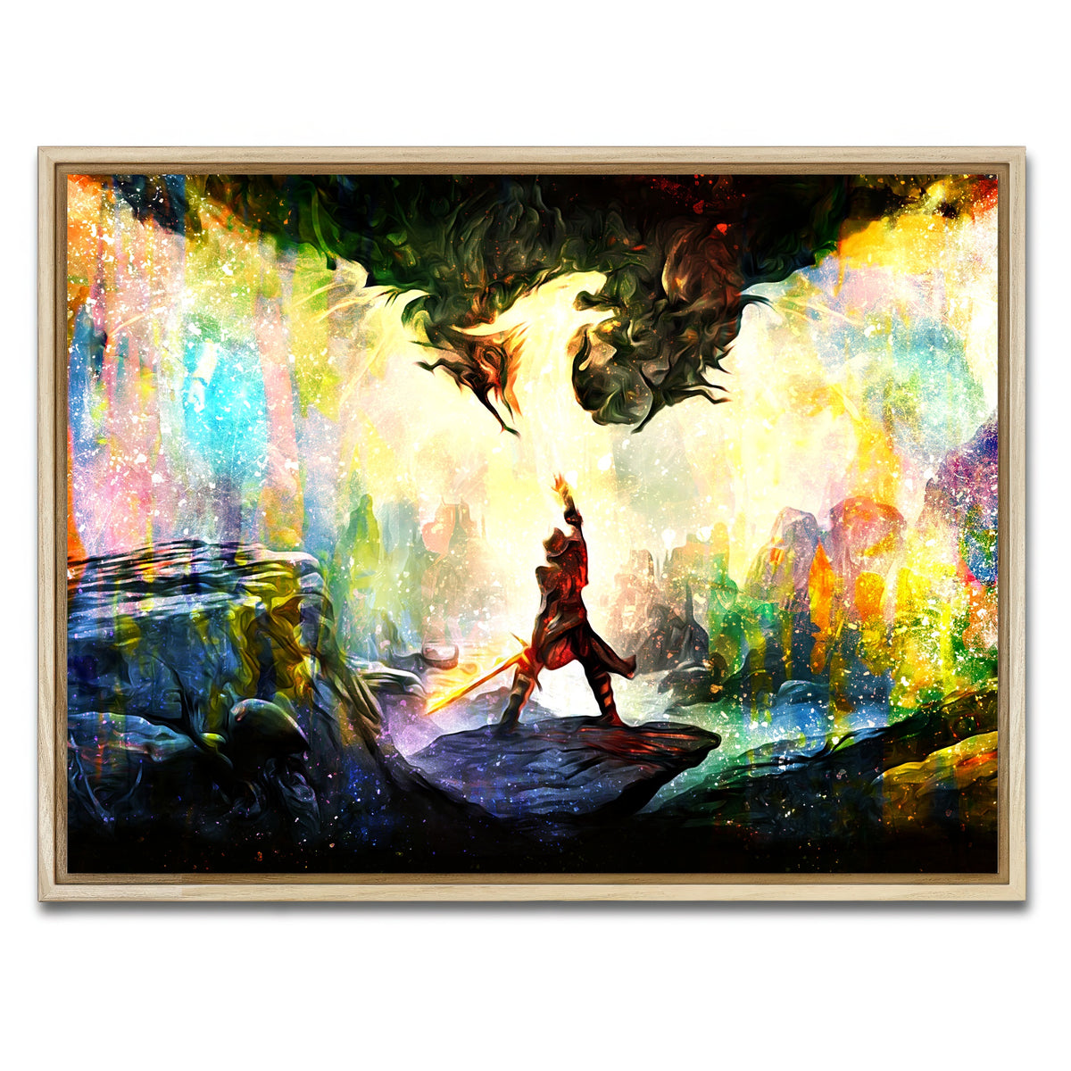 AUTO-MOCKUP WHITE | Dragon Age | 1 Piece | Natural Framed Canvas | group=4x3
