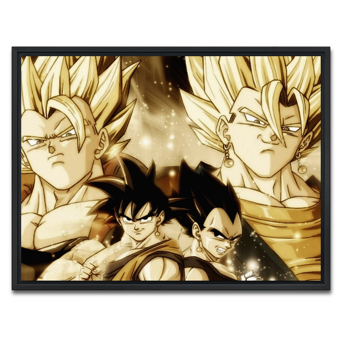 AUTO-MOCKUP WHITE | Dragon Ball Z | 1 Piece | Black Framed Canvas | group=4x3