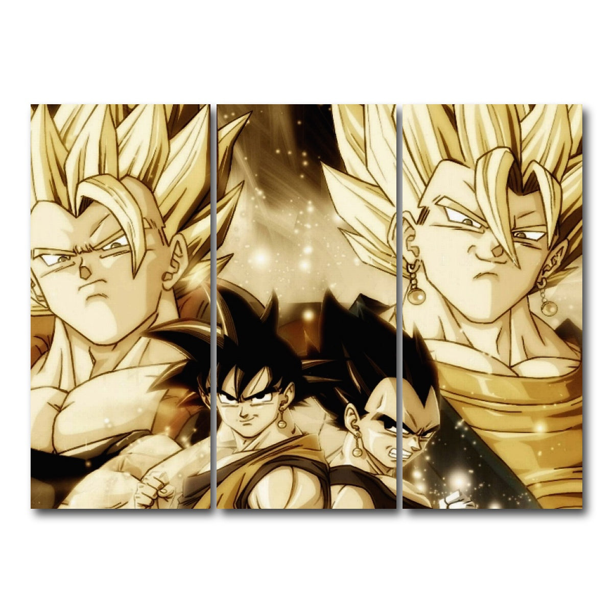 AUTO-MOCKUP WHITE | Dragon Ball Z | 3 Piece | Gallery Wrap Canvas | group=8x18