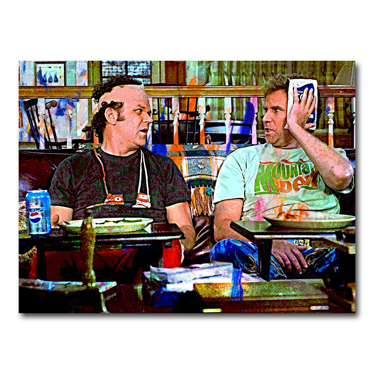 AUTO-MOCKUP WHITE | Dragon & Nighthawk | 1 Piece | Gallery Wrap Canvas | group=4x3