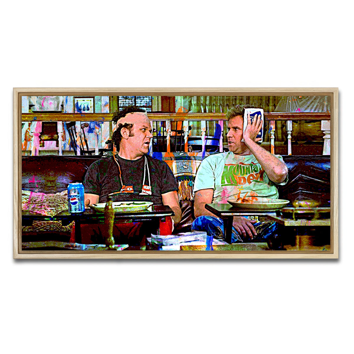 AUTO-MOCKUP WHITE | Dragon & Nighthawk | 1 Piece | Natural Framed Canvas | group=2x1