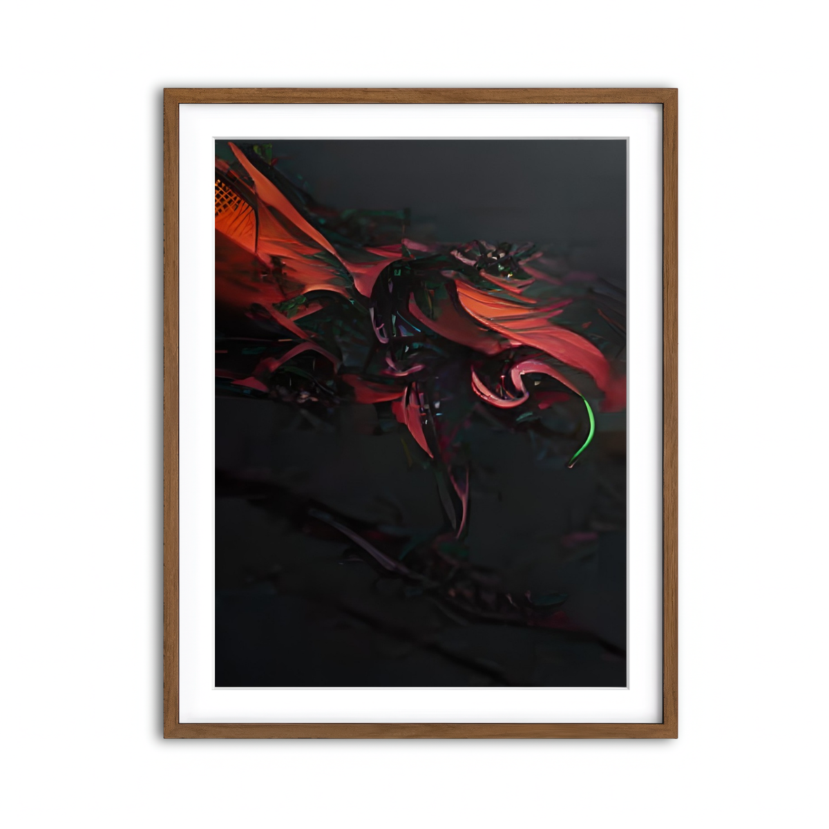 Framed Print 3x4 Walnut