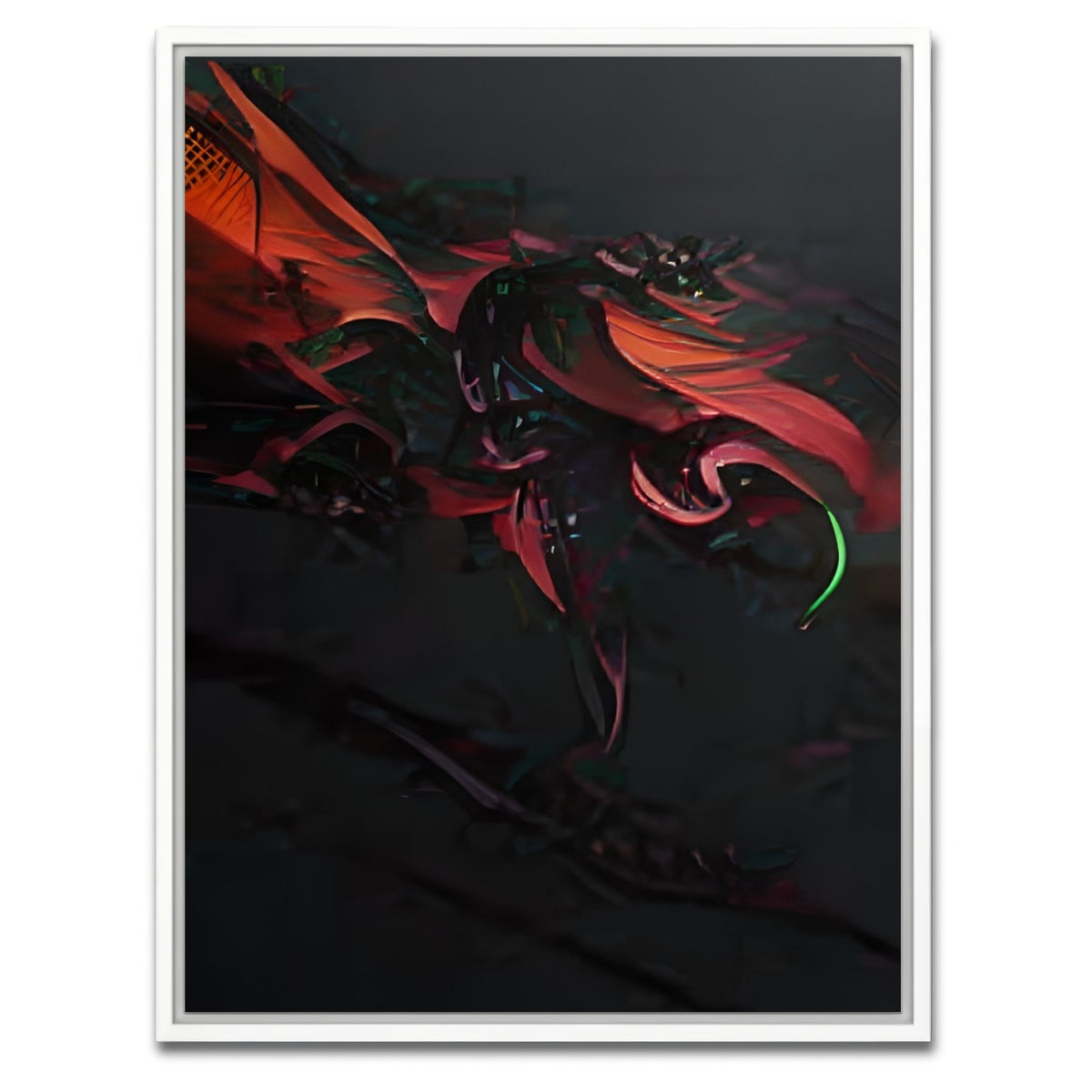 AUTO-MOCKUP WHITE | Dragon | 1 Piece | White Framed Canvas | group=3x4