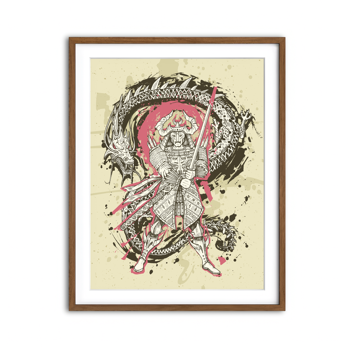 Framed Print 3x4 Walnut