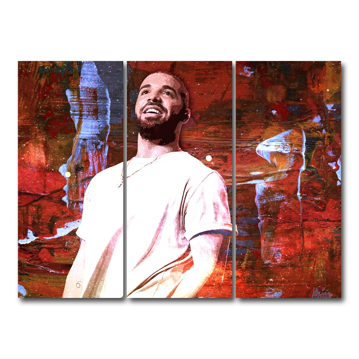 AUTO-MOCKUP WHITE | Drake Abstract | 3 Piece | Gallery Wrap Canvas | group=8x18