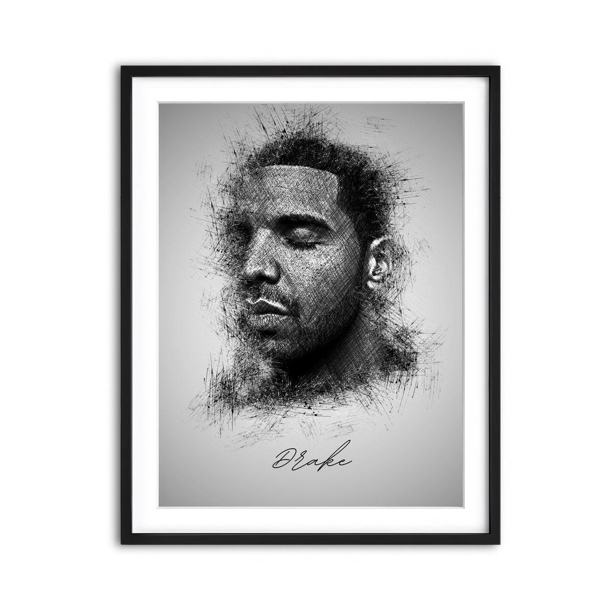Framed Print 3x4 Black