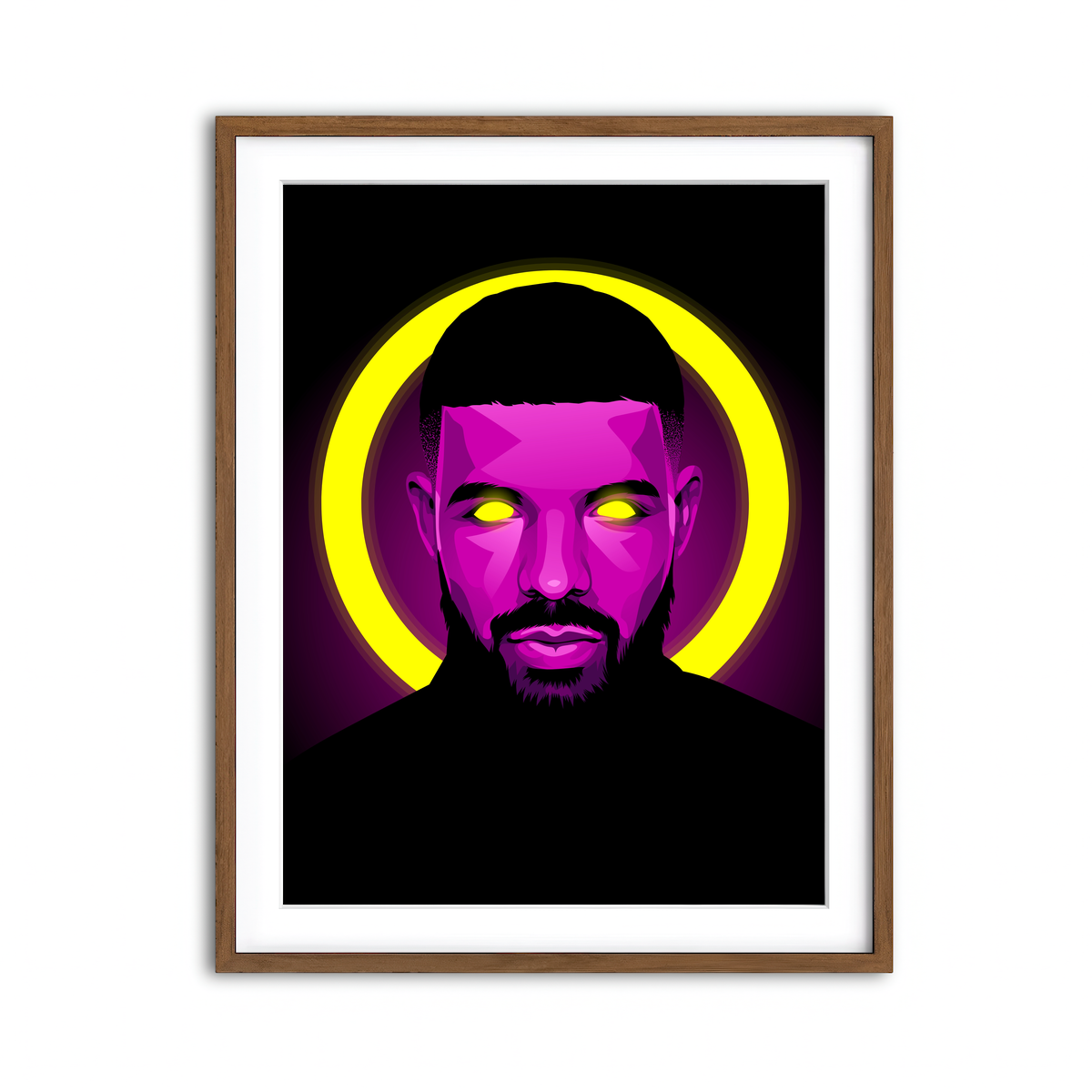 Framed Print 3x4 Walnut