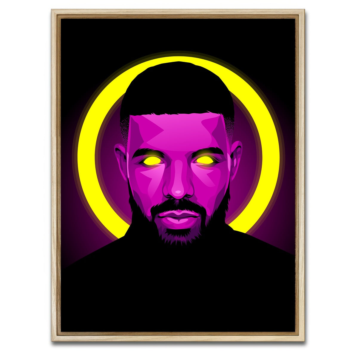 AUTO-MOCKUP WHITE | Drake | 1 Piece | Natural Framed Canvas | group=3x4