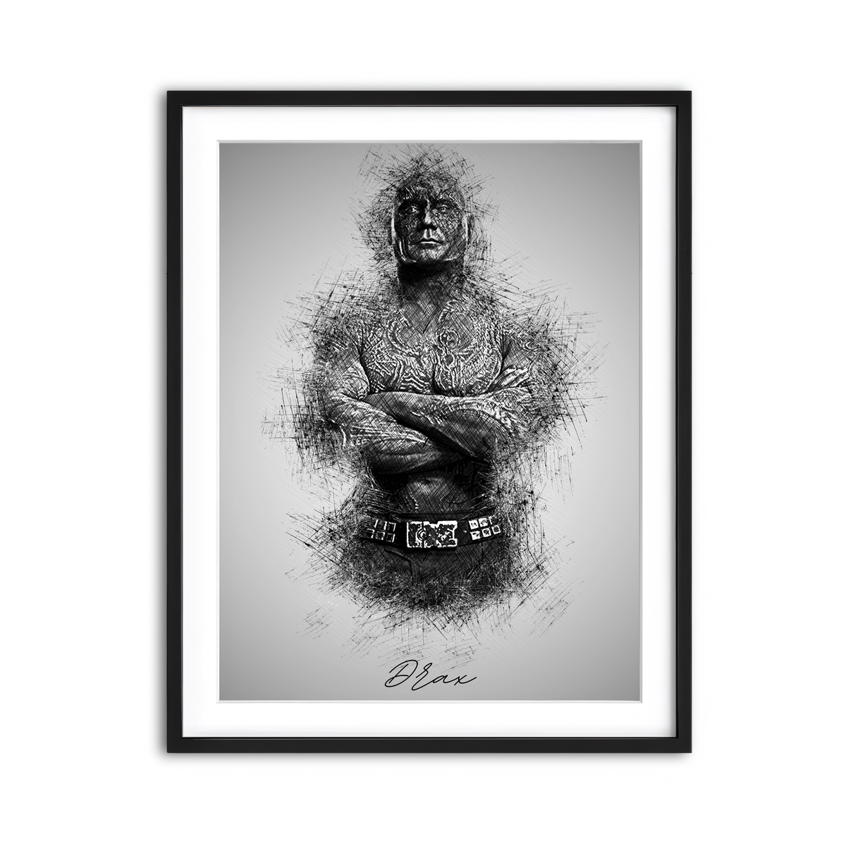 Framed Print 3x4 Black