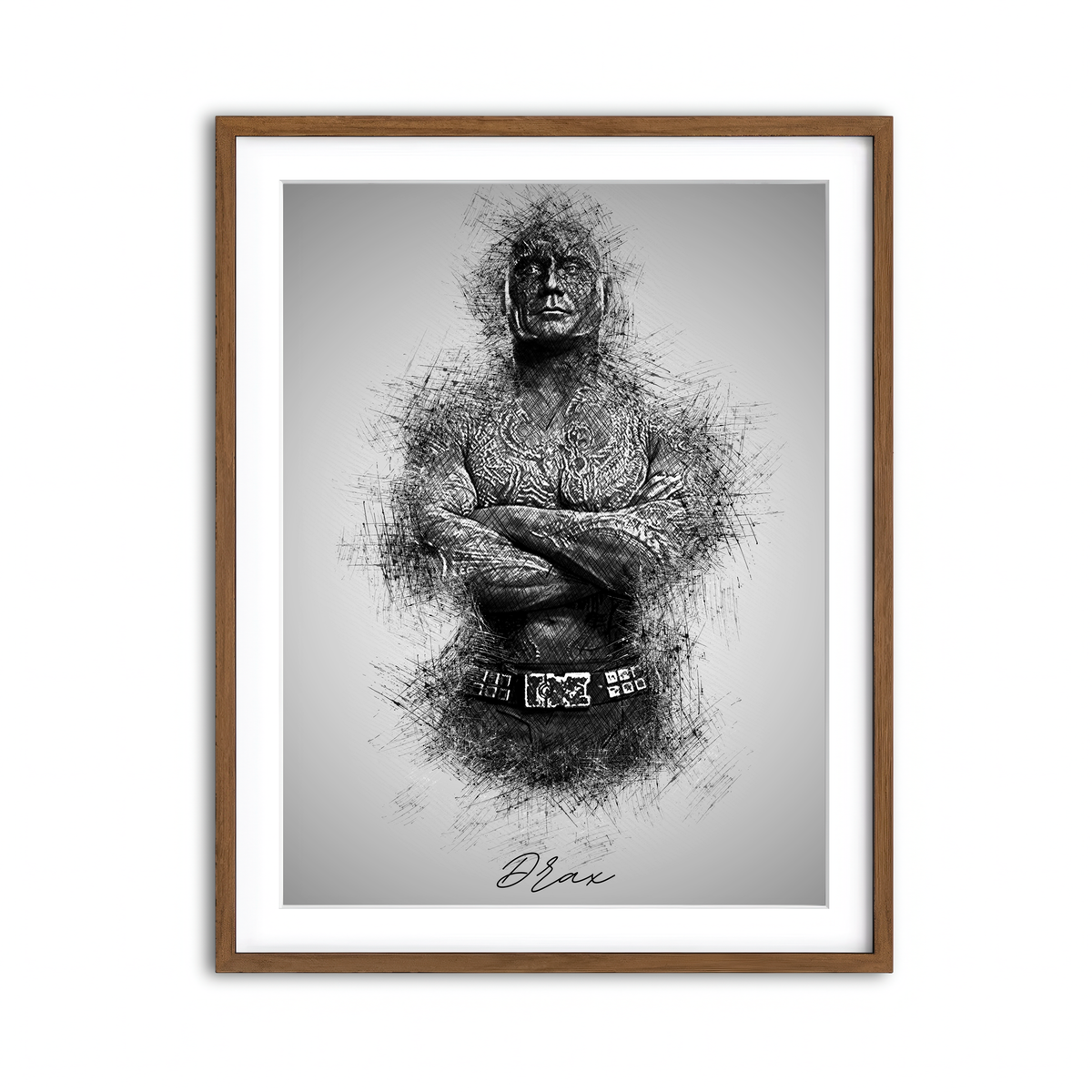 Framed Print 3x4 Walnut