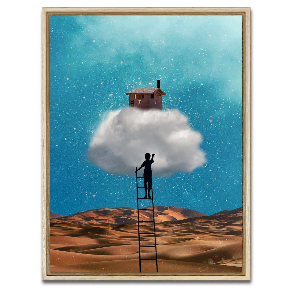 AUTO-MOCKUP WHITE | Dream 2 | 1 Piece | Natural Framed Canvas | group=3x4