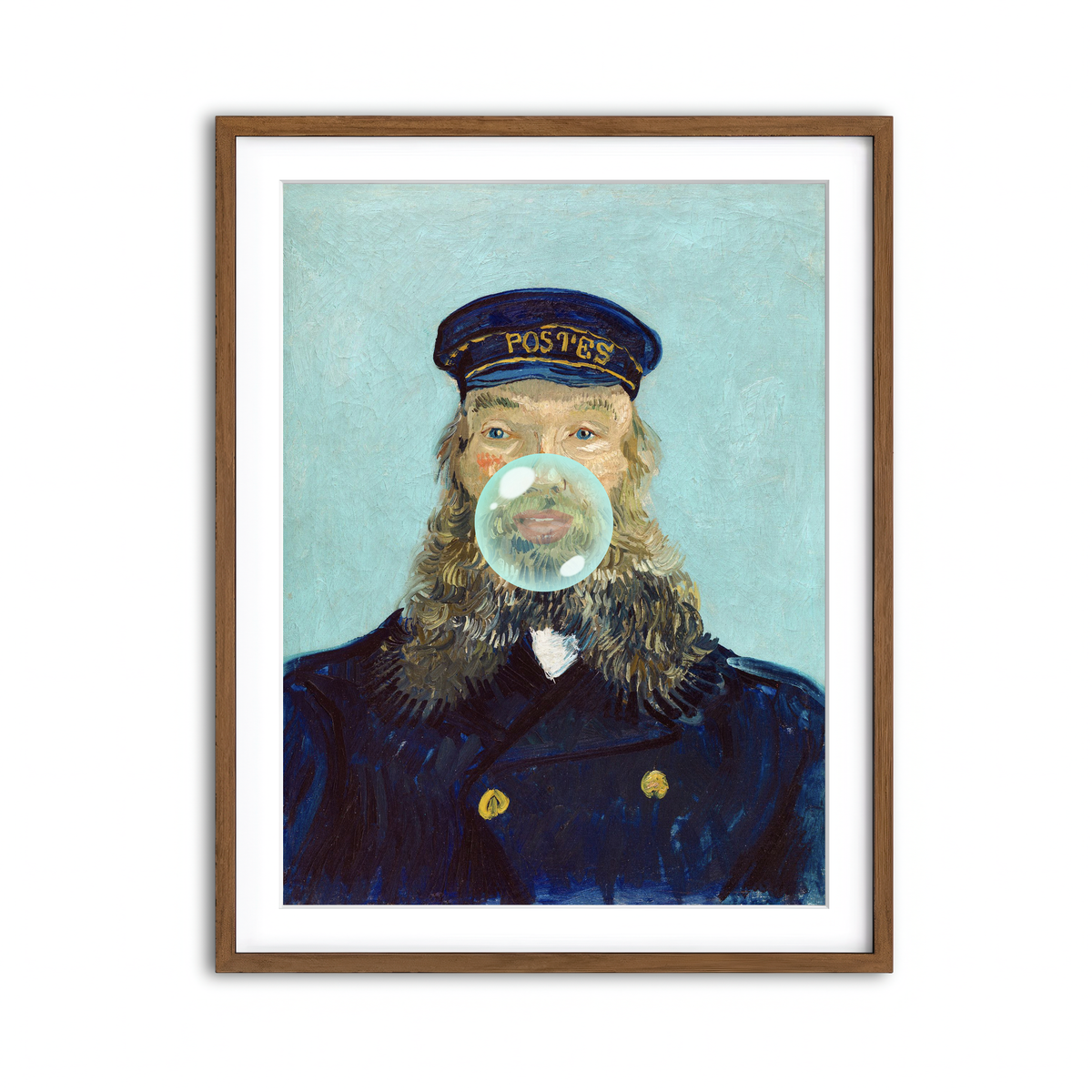 Framed Print 3x4 Walnut