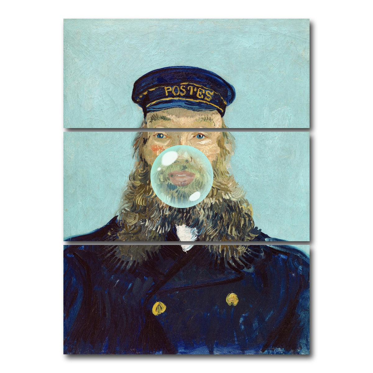 AUTO-MOCKUP WHITE | Dreaming Of Vitamin Sea | 3 Piece | Gallery Wrap Canvas | group=8x18_stacked