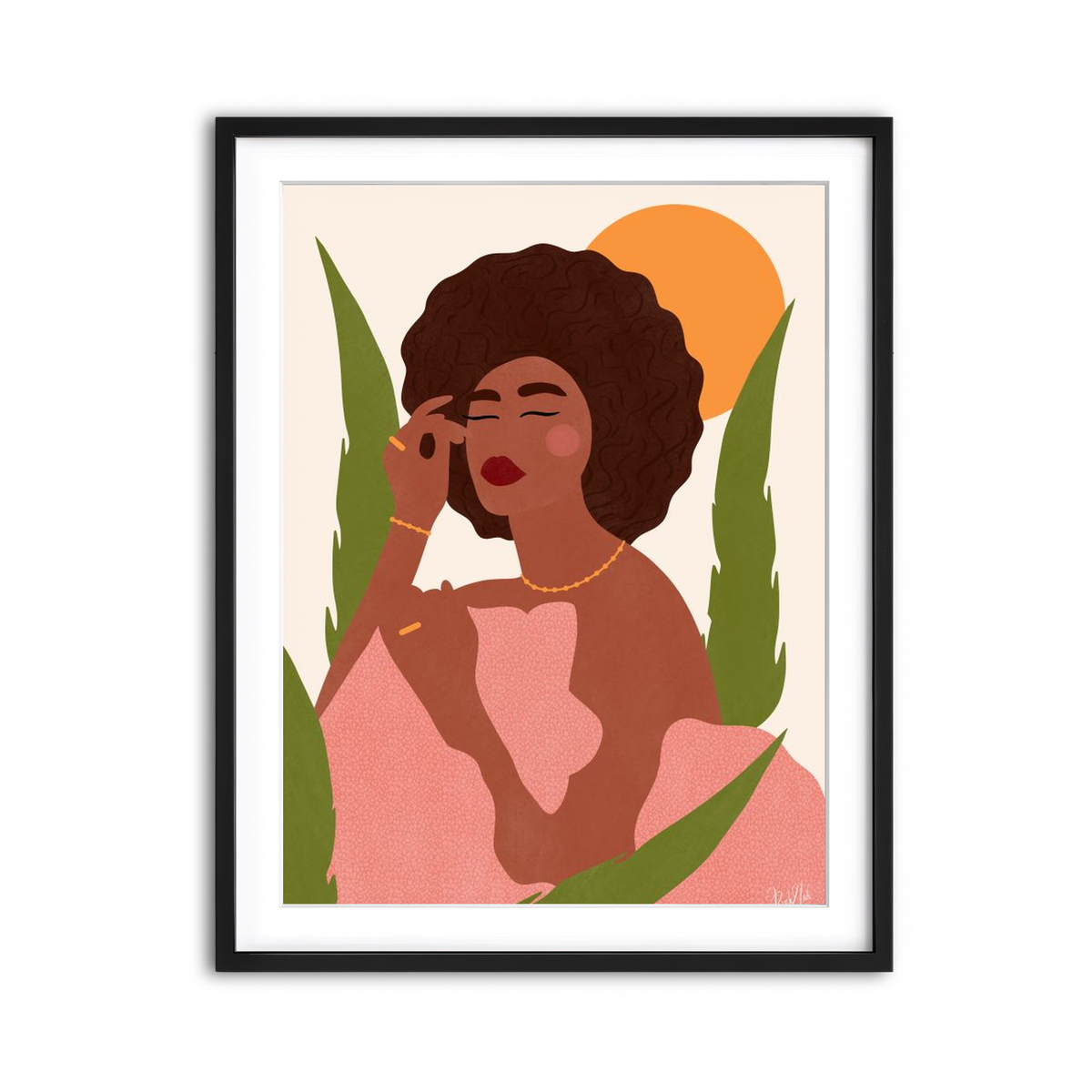 Framed Print 3x4 Black