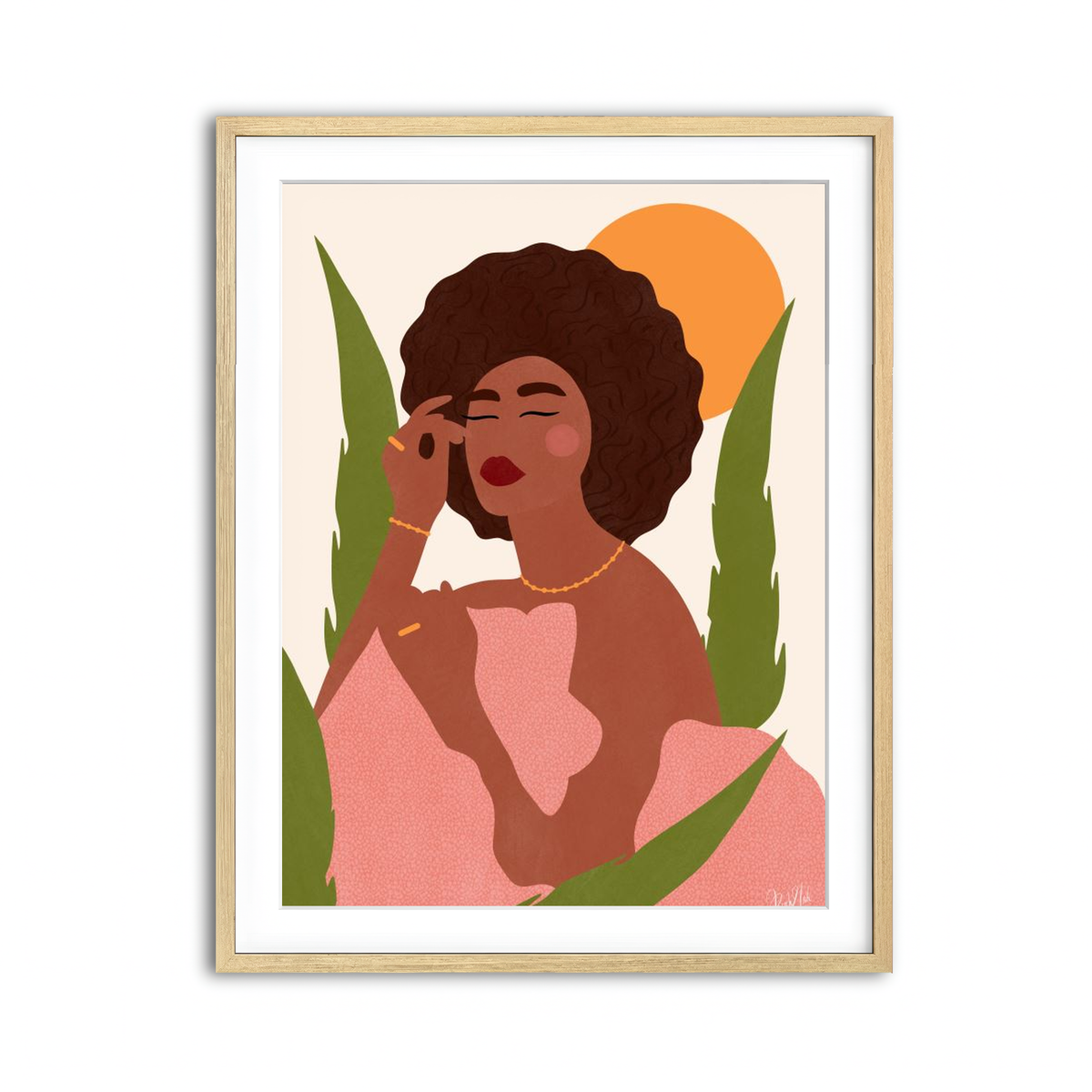 Framed Print 3x4 Natural