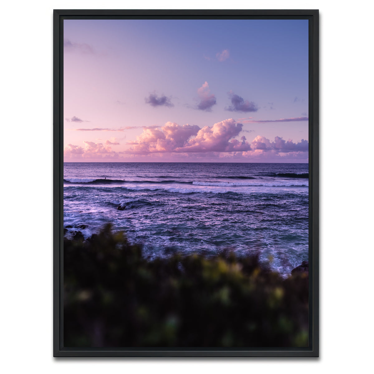 AUTO-MOCKUP WHITE | Dreamy Evening | 1 Piece | Black Framed Canvas | group=3x4