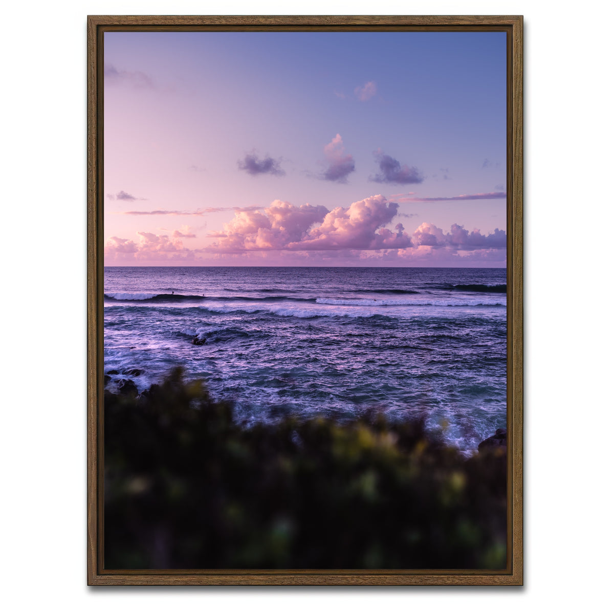AUTO-MOCKUP WHITE | Dreamy Evening | 1 Piece | Walnut Framed Canvas | group=3x4