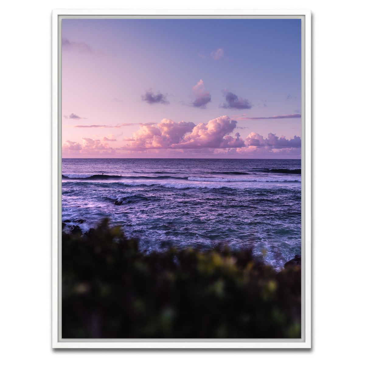 AUTO-MOCKUP WHITE | Dreamy Evening | 1 Piece | White Framed Canvas | group=3x4