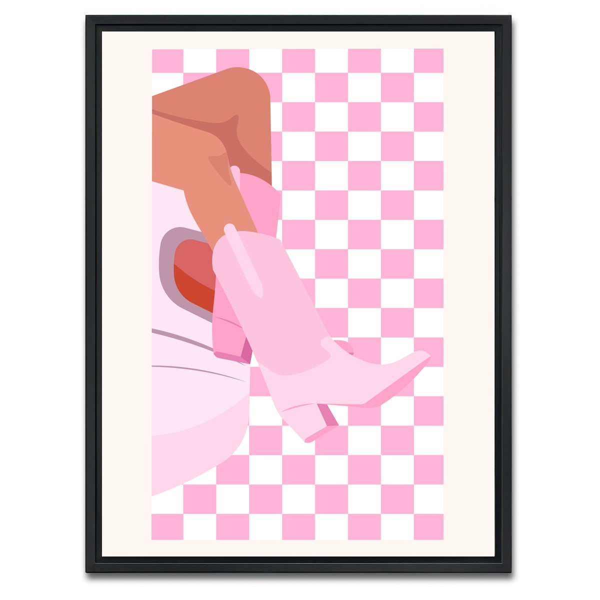 AUTO-MOCKUP WHITE | Dress to Impress | 1 Piece | Black Framed Canvas | group=3x4