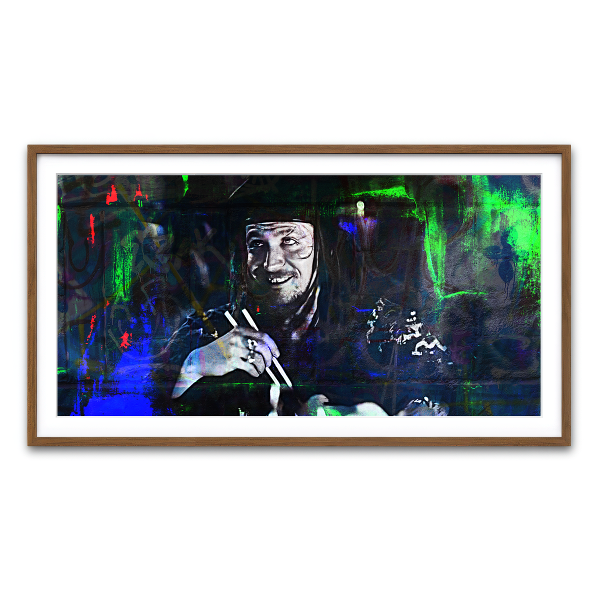 Framed Print 2x1 Walnut