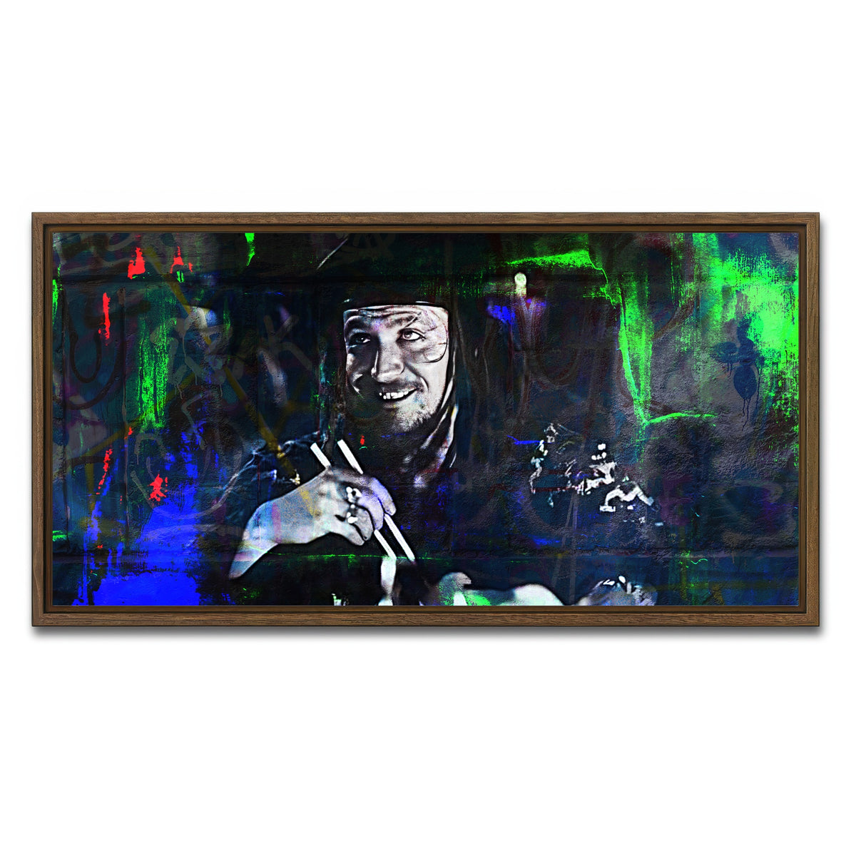 AUTO-MOCKUP WHITE | Drexl Spivey | 1 Piece | Walnut Framed Canvas | group=2x1