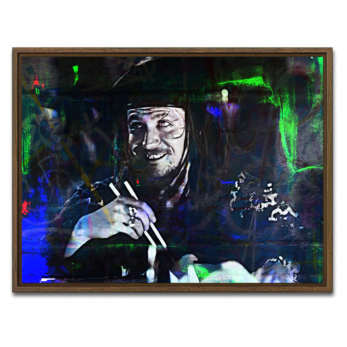 AUTO-MOCKUP WHITE | Drexl Spivey | 1 Piece | Walnut Framed Canvas | group=4x3