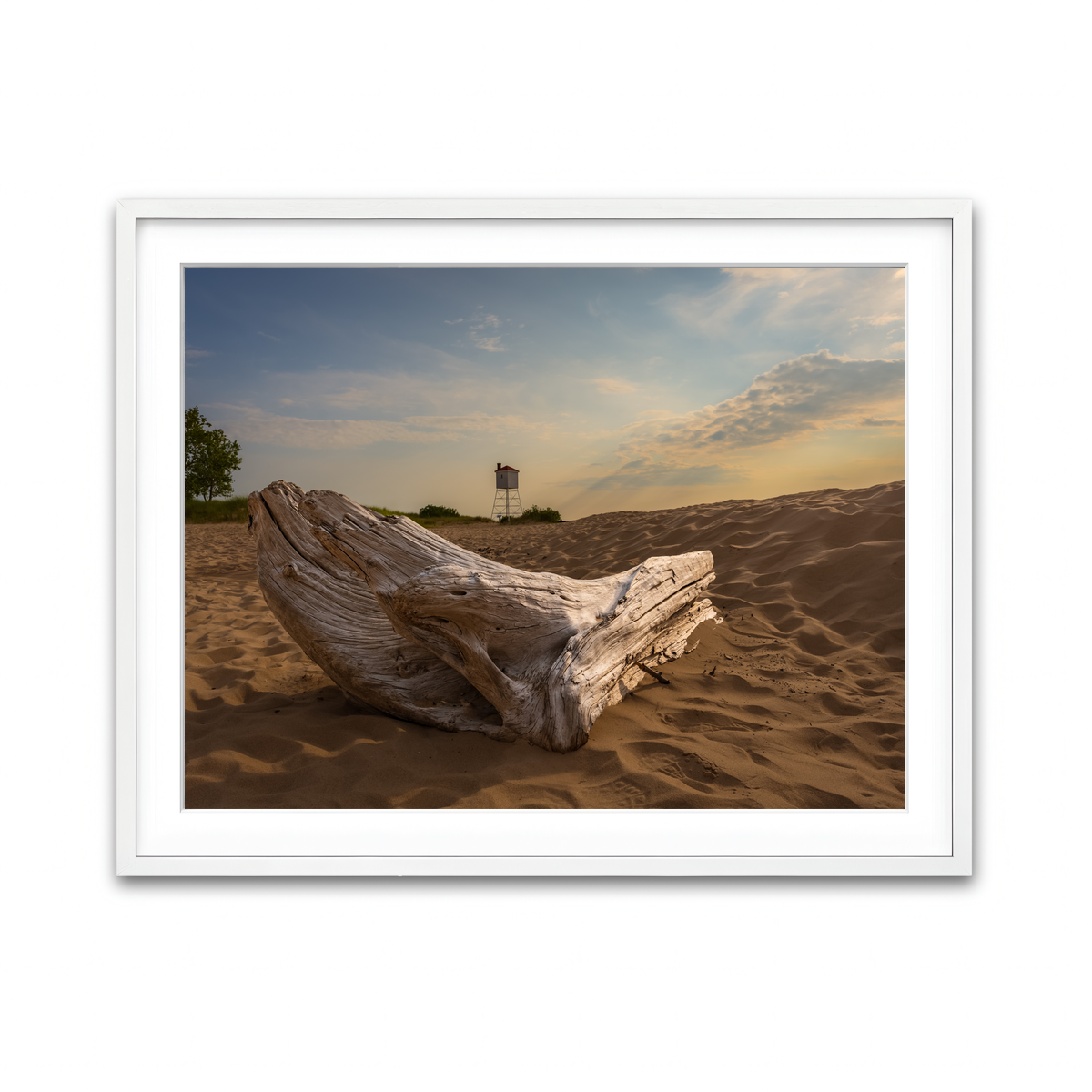 Framed Print 4x3 White