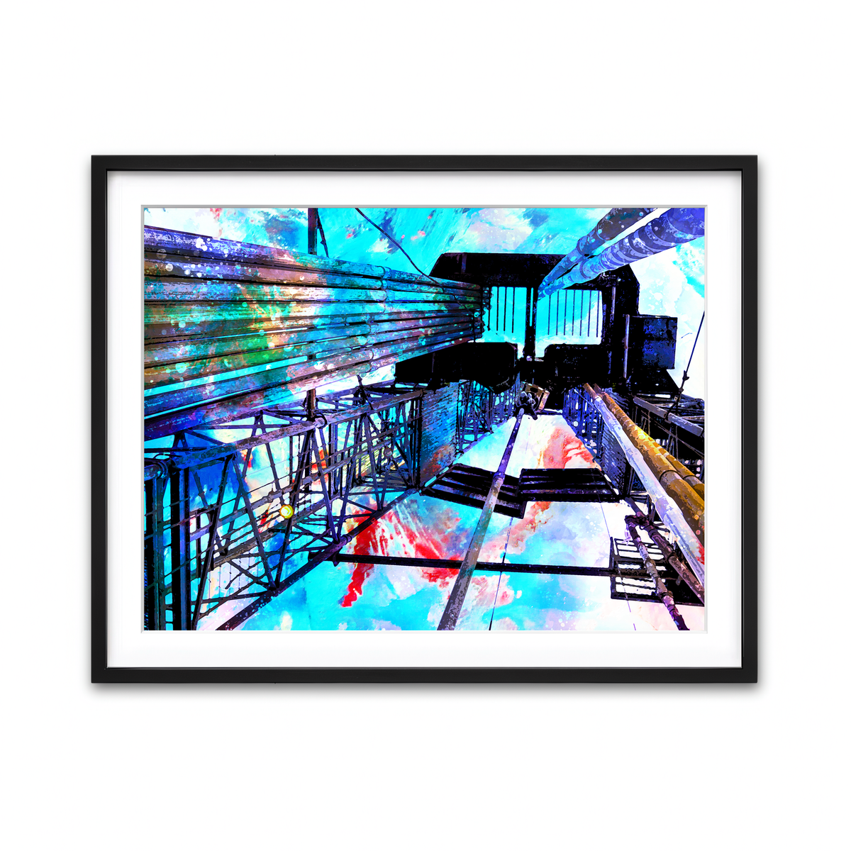 Framed Print 4x3 Black