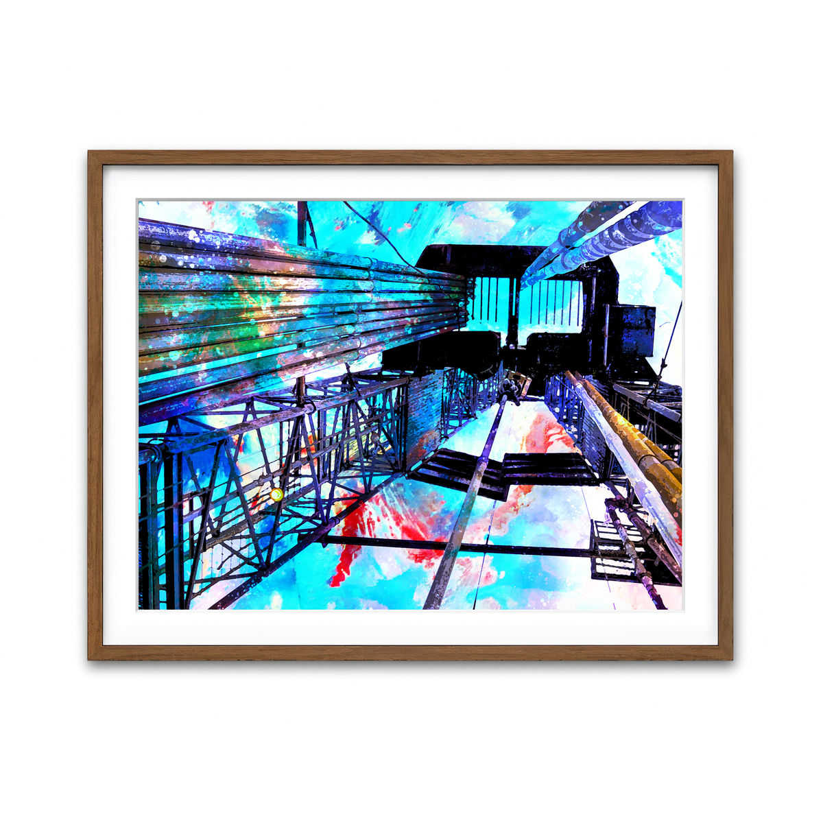 Framed Print 4x3 Walnut