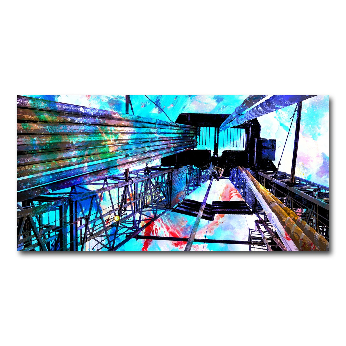 AUTO-MOCKUP WHITE | Drilling Rig | 1 Piece | Gallery Wrap Canvas | group=2x1