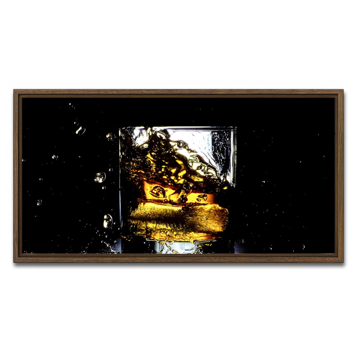 AUTO-MOCKUP WHITE | Drink | 1 Piece | Walnut Framed Canvas | group=2x1