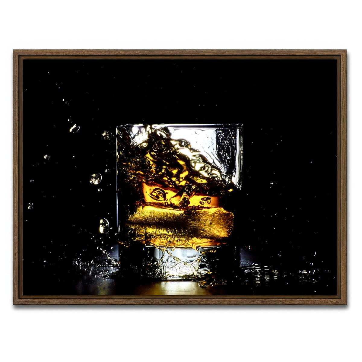 AUTO-MOCKUP WHITE | Drink | 1 Piece | Walnut Framed Canvas | group=4x3