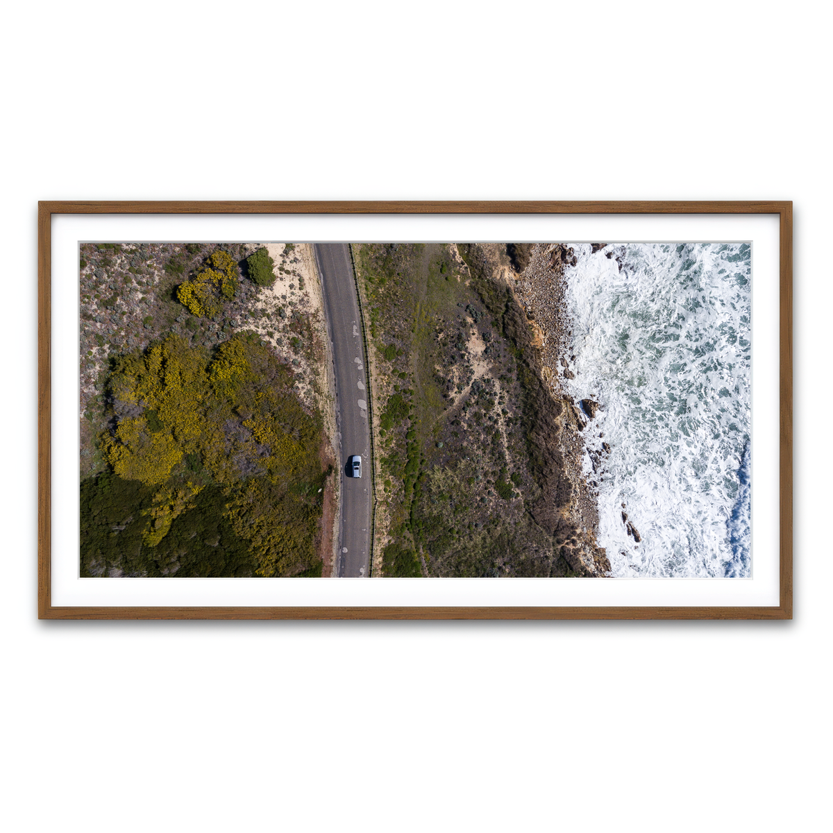 Framed Print 2x1 Walnut