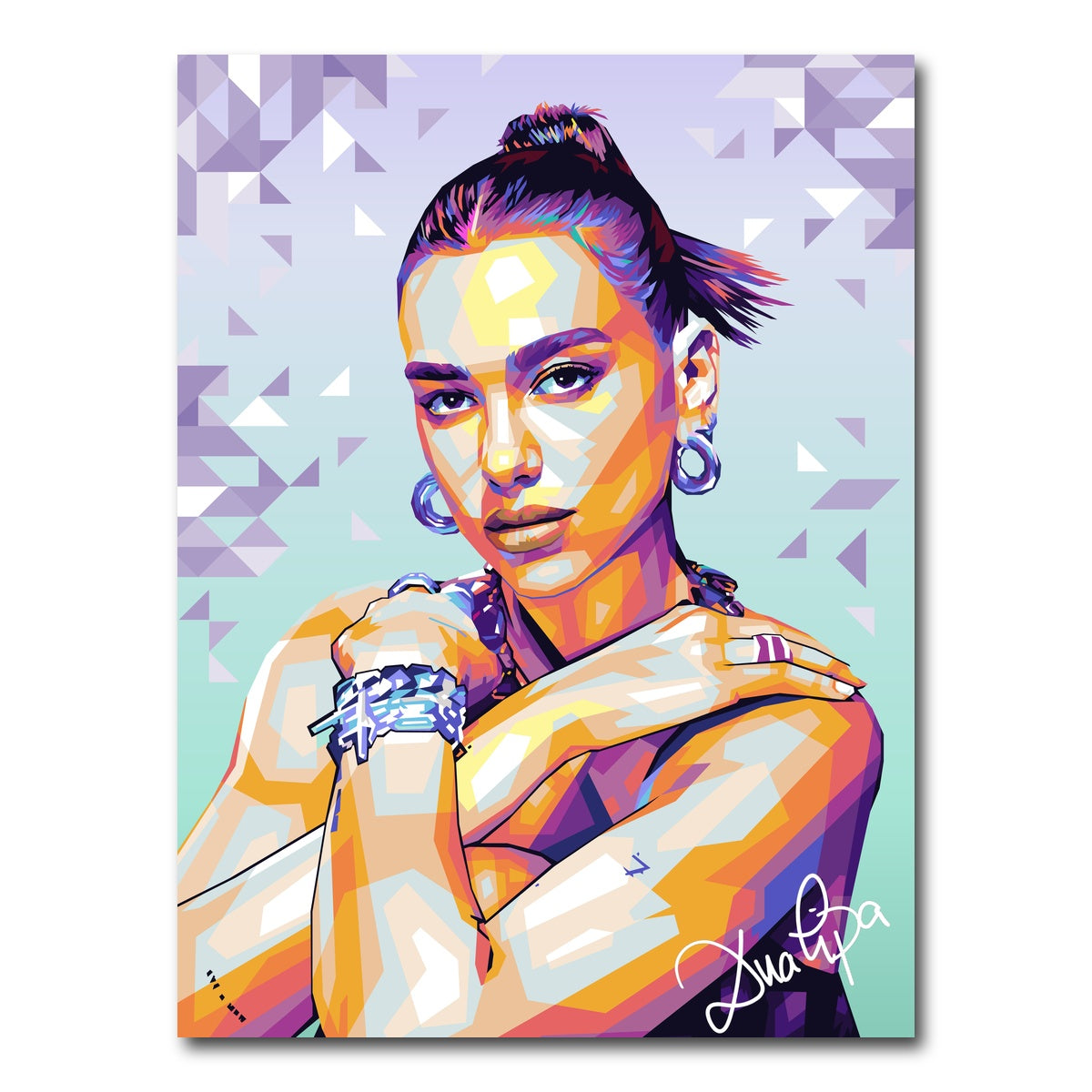 AUTO-MOCKUP WHITE | Dua Lipa | 1 Piece | Gallery Wrap Canvas | group=3x4