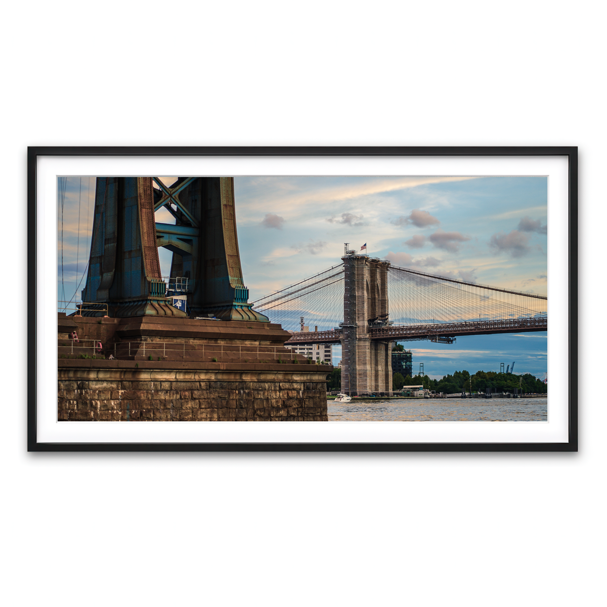 Framed Print 2x1 Black