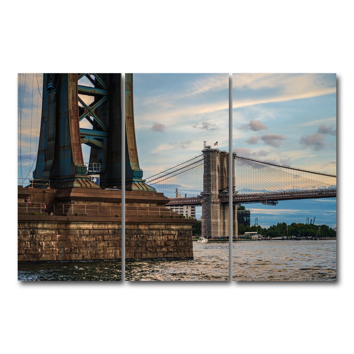 AUTO-MOCKUP WHITE | Dual Bridges | 3 Piece | Gallery Wrap Canvas | group=12x24