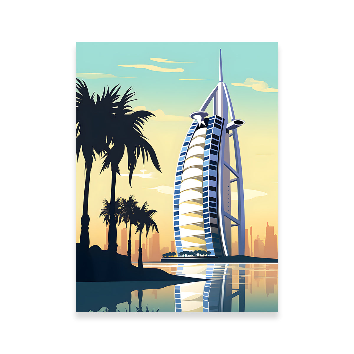 Dubai - Burj Al Arab Wall Art