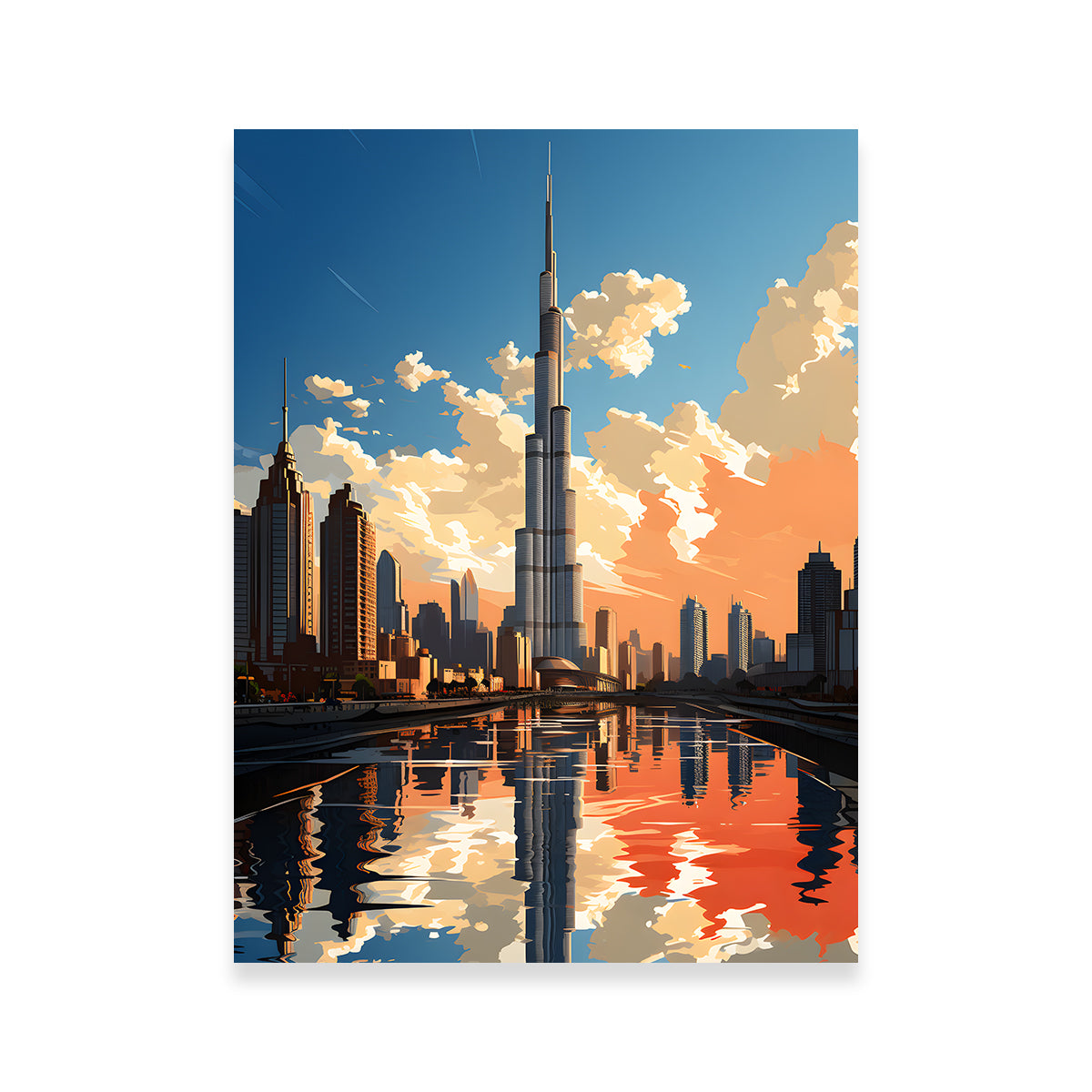 Dubai - Burj Khalifa Wall Art